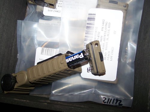 2 Military Surplus 14032 Sidewinder Tactical Flashlight Coyote