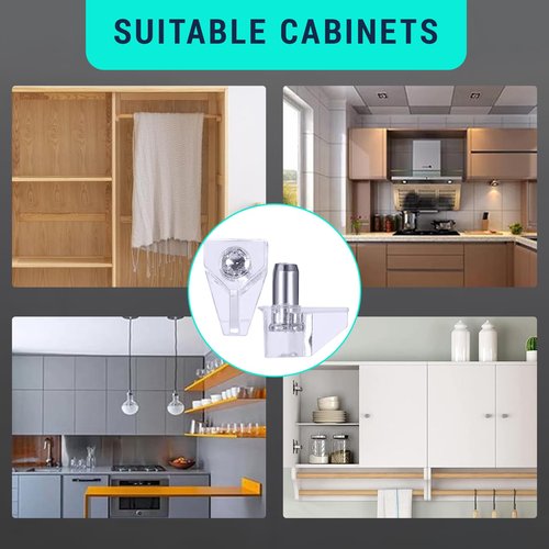 Qiyuda 30 Pcs Cabinet Shelf Support Pegs, 5mm Clear Plastic Wood Shelves Shelf Support Pins Shelf Holder Replacement Peg