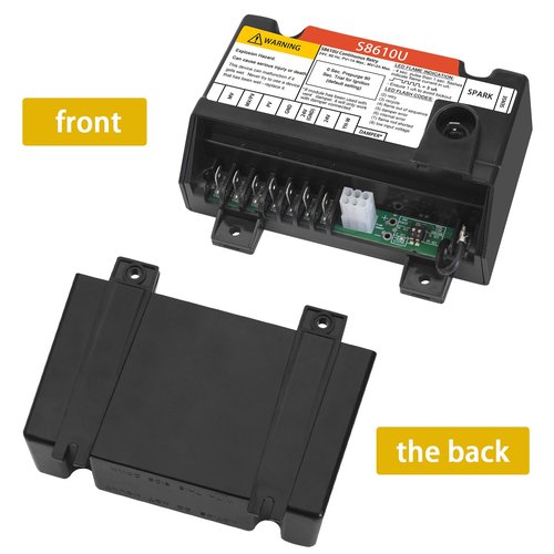 S8610U Furnace Control Board Module Compatible with Honeywell S8610U3009 S8610U1003 Intermittent Pilot Control Universal Ignition Module Universal Ignition Module (2 Pack)