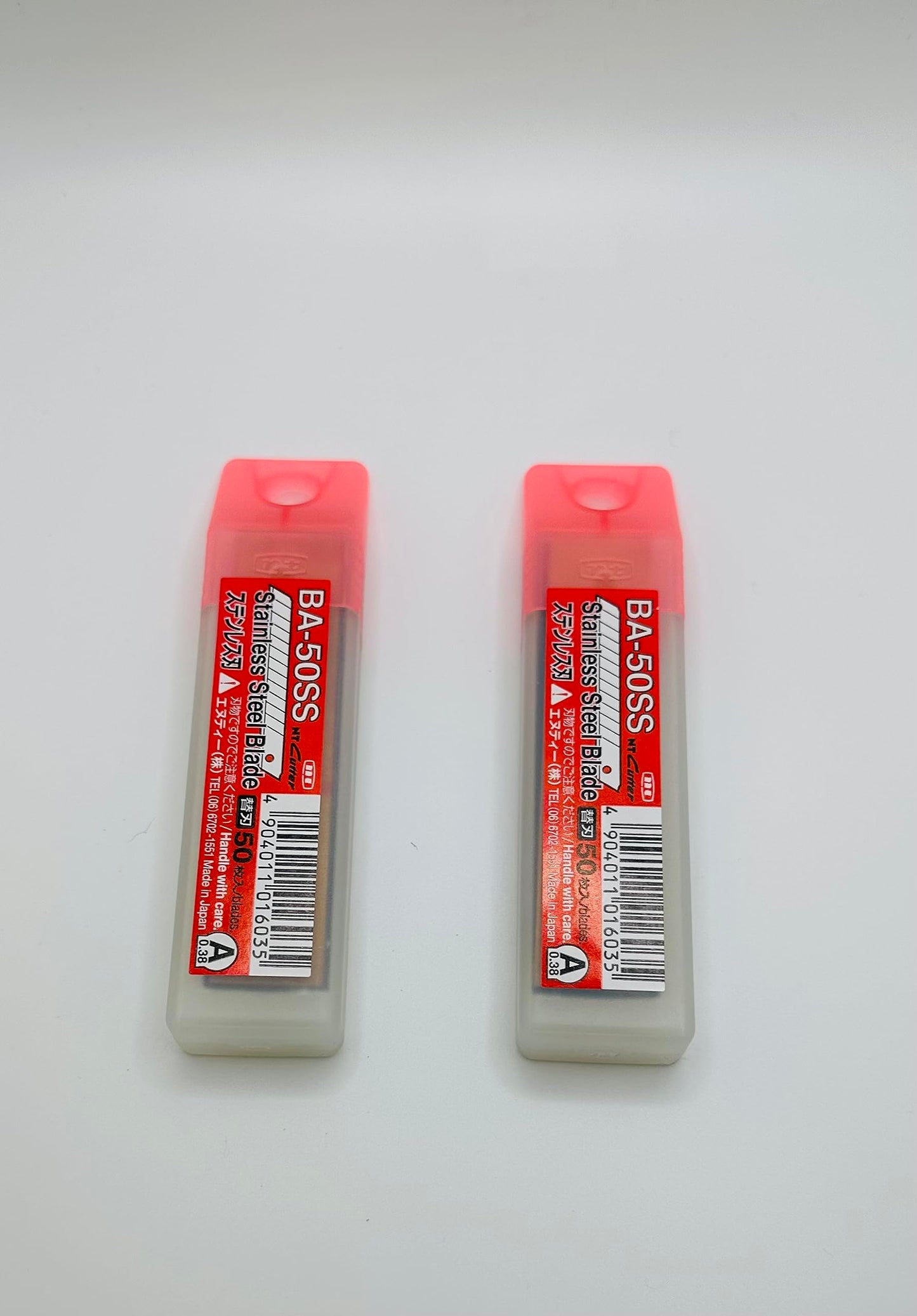 NT-00101 - (Case of 2 units) NT BA-50SS Stainless Steel Snap Blades (50 blades per unit) FOR Caba Store