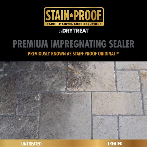 Stain Proof Premium Impregnating Sealer - 1 Quart, Protects Against Stains, Water Damage & Dissolved Salts, Sealer for Granite, Marble, Tile & Stone; for Indoor & Outdoor Application