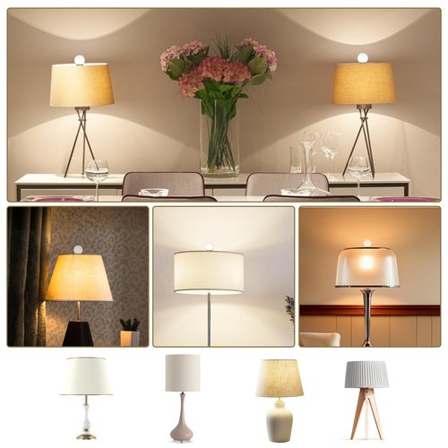2 Pack Crystal Lamp Finials Decorative Top Accessories Glass Crystal Ball, Clear Lamp Finial Cap Knob with Polished Chrome Base Knob Topper Finial for Lamps Shade