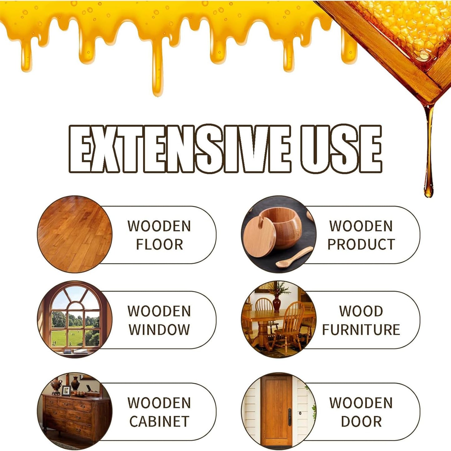 ZhiNuan Beeswax Wood Polish Spray,Beeswax Essential Oil Wax,Scratcherase Beeswaxs Wood Floor Spray,Bees Wax Furniture Polish And Cleaner,For Floors And Furniture (2PC)