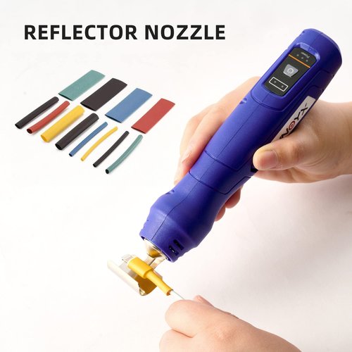 Cordless Heat Gun for Crafts,600℉Fast Heating,Rechargeable Mini Hot Air Gun for Shrink Wrapping,Epoxy Resin,Vinyl Wrap,Electronics,Candle Making,Embossing,Phone Repair,DIY