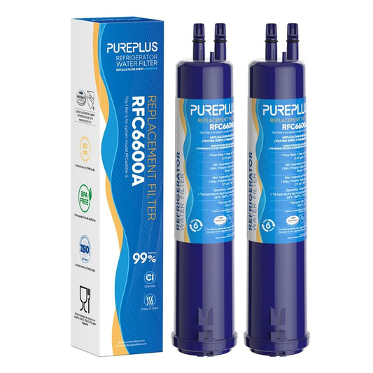 PUREPLUS Compatible with 4396841, 4396710, Everydrop® Filter 3, EDR3RXD1, 46-9083, 46-9030, 9030, 9083, Refrigerator Water Filter, 2Pack