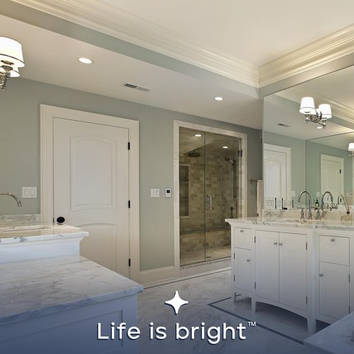LUXRITE 6 Inch Canless Spotlight, LED Recessed Lighting, 5CCT 2700K-5000K, Dual Dimmable, 800/1050/1250 Lumens, CRI 90, 10W/13W/15W Selectable, 120-277V, IC Rated, Wet Rated, ETL Listed