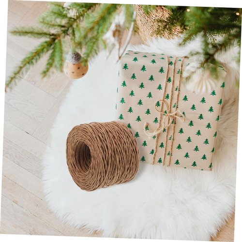 Angoily 150m Heavy Duty Paper Twine Packaging Rope Wrapping Twine Binding for Box Packaging Party Decorations Wrapping