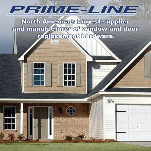 Prime-Line F 2744 Sash Lock, Single Unit, White – Diecast Construction, White Powder Coat w/ Enamel Finish, Designed for both Single & Double Hung Windows (Single Pack)