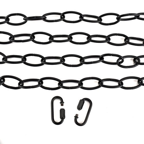 Chandelier Chain 6 Feet SANGLE SOPFFY Light Fixture Chain for Chandelier or Swag Light Fixtures,Lighting Chain Extension with Link Locks,Heavy Duty Chain for Light Fixture, Plant Hanging Chain.