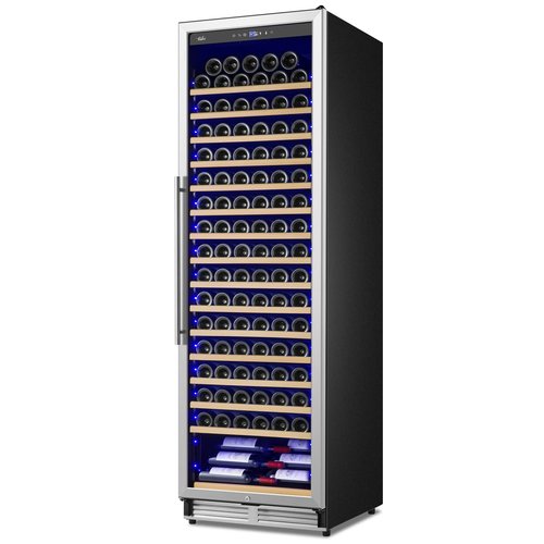 Velivi Upgraded 24 Inch Wine Cooler Refrigerator, 190 Bottles Wine Fridge with Professional Temperature Control System, Freestanding or Built-in installation, Quiet Operation