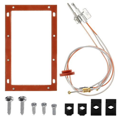 Relaxweex Upgraded Sp20075 Sp20305a Pilot and Igniter Assembly Replacement Kit Compatible with Rheem Water Heater Pilot Assembly, Protech, Ge, Richmond Natural Gas Parts Including Burner Door Gasket