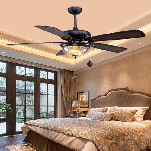 Dotlite Copper Ceiling Fan Pull Chain Set, Decorative Totem Fan Pull Chain Pendant Extension, 12 Inches Lighting & Fan Beaded Ball Chain Extender Ornament with Connector, Moon and Sun (2Pack)