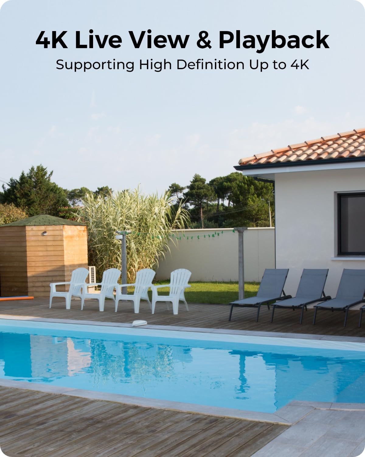 REOLINK First 4K Solar Security Cameras Wireless Outdoor, Argus PT Ultra+ 3W Solar Panel, 360° Pan Tilt Auto-Tracking, 8MP Color Night Vision, 2.4/5 GHz Wi-Fi 6, No Monthly Fee, Home Hub Compatible