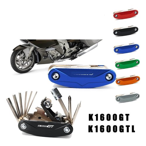 ULTFVPMQR Conbination Tool Fit for BMW K1600 K1600GT K1600GTL K1600B Repair Screwdriver Set Tool Deal Multifunctional Tool(No Logo Black)