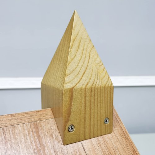 FixtureDisplays® Engineered Wood Tithes Offering Donation Box with Christian Cross, Church, Collection Boxes, Charity Boxes 14.5 X 10.4 X 20.3", Anti-Fishing, Requires Simply Assembly 21397-KD-NPF