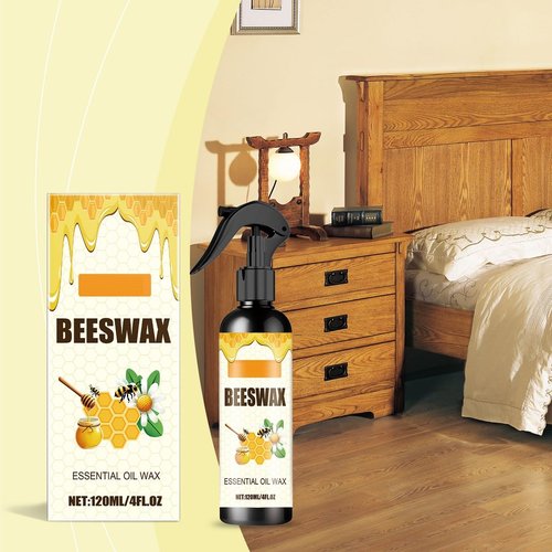 WenFeng Beeswax Spray Furniture Polish,Natural Beeswax Care Spray & Restorer,Bees Wax Polish For Living Room,Kitchen and Wooden Furniture Floors (2PCS)