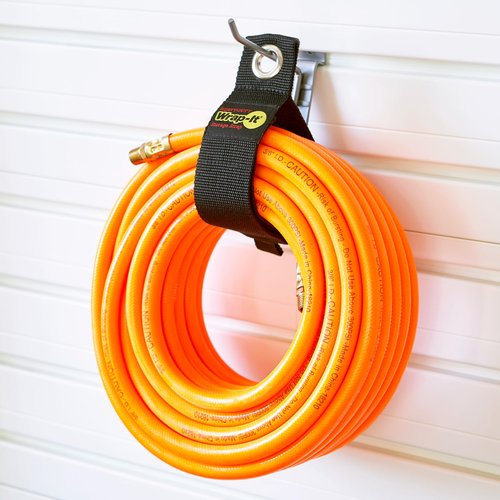 Heavy-Duty Wrap-It Storage Straps - 17" (6-Pack) Silver - Garage Organizer and Extension Cord Hanger for Storage Ideas as an Electric Cord Holder