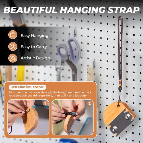 Edge Banding Trimmer & Planer - 2PCS Replacement Blades, Deburring, Chamfering & Trimming