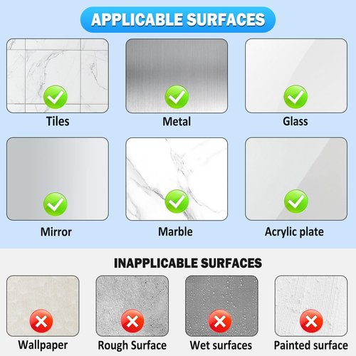 TACGEA Suction Cup Hooks for Shower, Powerful Vacuum Shower Hook for Towel, Robe, Loofah - Reuseable and Removeable Bathroom Hook, Black, 6 Pack