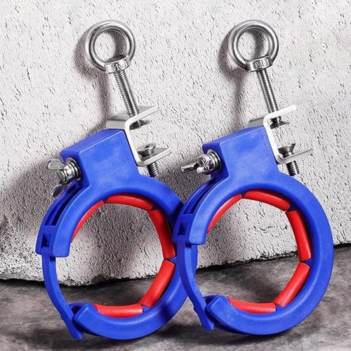 2-Pack Cable Pulling Tool, Wire Pulling Tools for Electricians - Nylon & Stainless Steel Cable Wire Threading Tool with Smooth Pulley, Blue