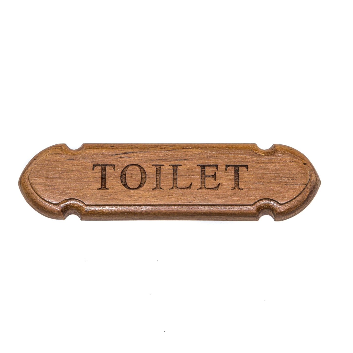 Whitecap 62674 Teak Toilet Name Plate