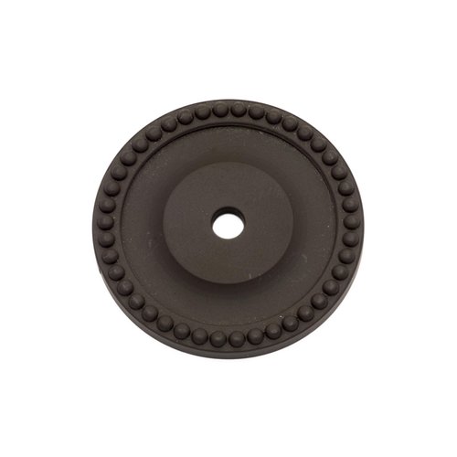 R.K. International BP 7822 RB Rki - Oil Rubbed Bronze Beaded Single Hole Backplate