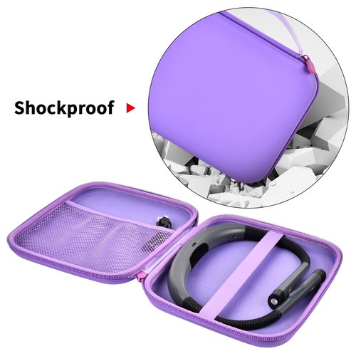 GWCASE Case Compatible with Glocusent/for Vekkia/for LITOM/for LEDGLE/for TAKKUI/for TSINGREE LED Neck Reading Light Book Light for Reading. Storage Carrying Holder for USB Cable (Box Only) -Purple