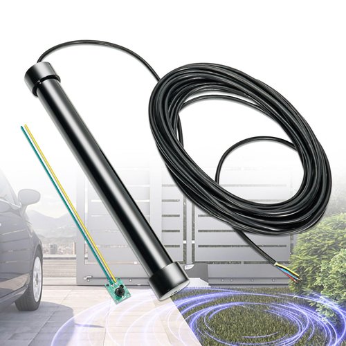 loosoo Driveway Gate Vehicle Exit Wand Sensor with 50 ft Cable, Automatic Gate Opener Car Detector Compatible with Mighty Mule, Ghost Controls, liftMaster Vehicle Door Opening Systems