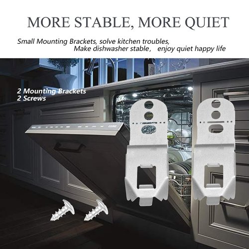 Reyhoar 2 PCS Dishwasher Mounting Bracket 00628371 Compatible with Bosch - Replaces 628371, 00619985