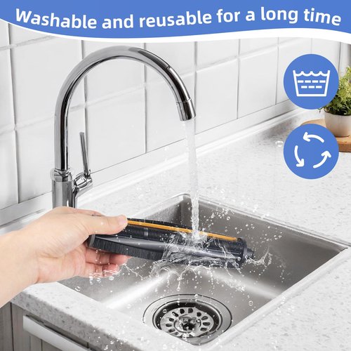 TriCut Brush for DREAME L10s Ultra/L20 Ultra/L10s Pro Ultra/X30 Ultra/X40 Ultra/L30 Ultra/L40 Ultra/X40 Master/L10s Ultra Gen 2. Durable Anti-Tangle, Suitable for All Kinds of Floors and Pet Hair