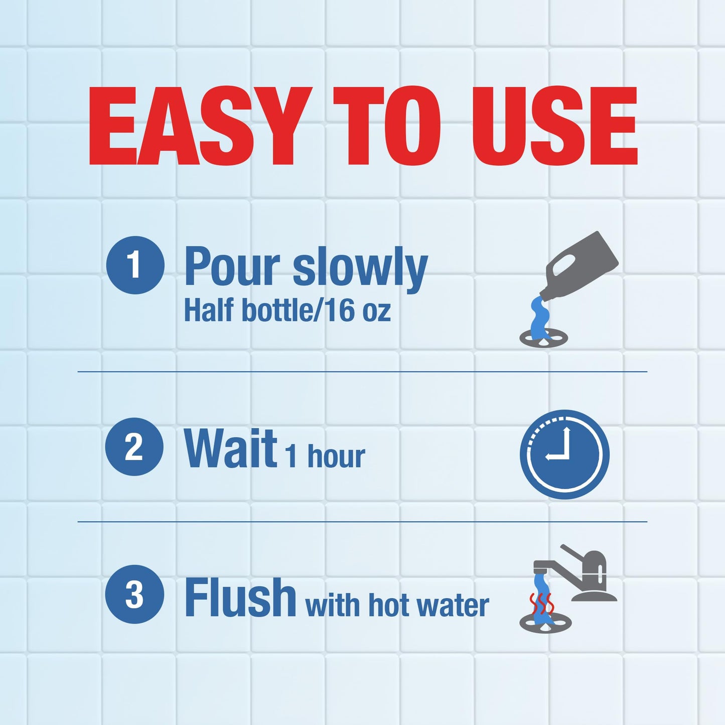 Drano Balance Drain Clog Remover and Cleaner, Non-Corrosive Formula, Safe on All Pipes and Septic Tanks, Formulated Using Only Essential Ingredients, 32 Fl Oz