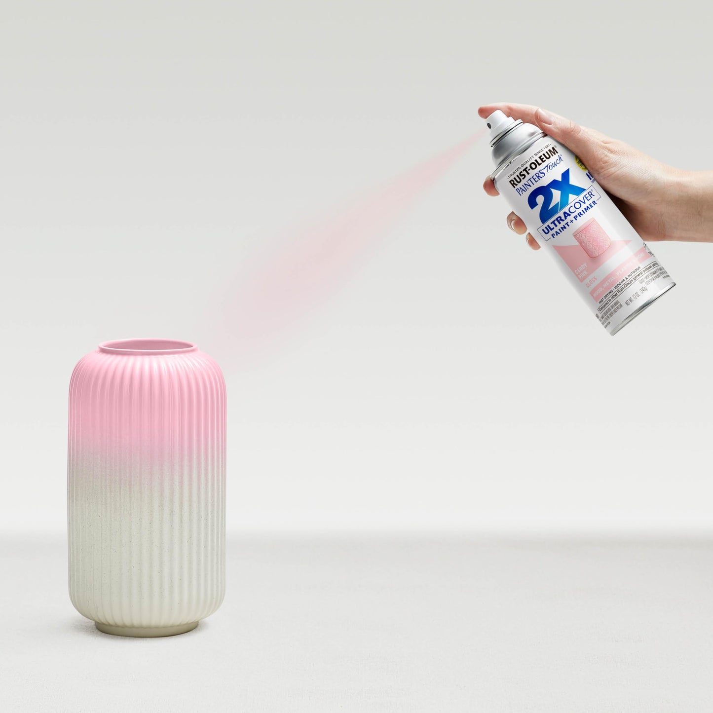 Rust-Oleum 249119-6PK Painter's Touch 2X Ultra Cover Spray Paint, 12 oz, Gloss Candy Pink, 6 Pack