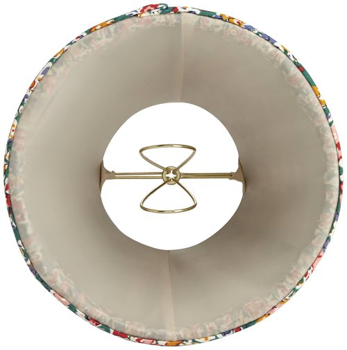 Springcrest Nelle Multi-Color Floral Pleated Shade 3.5x6x5 (Clip-On) - Springcrest
