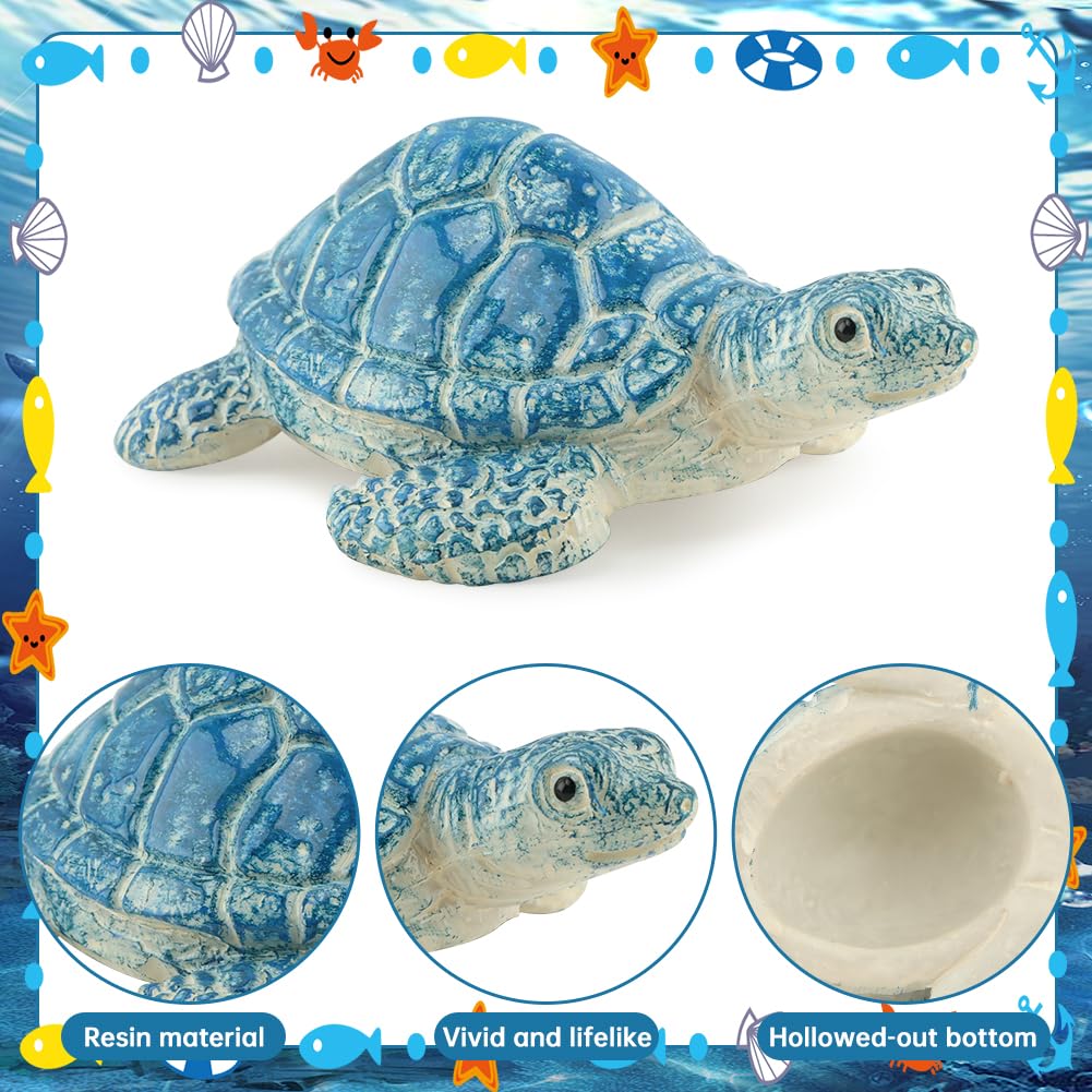 2Pcs Turtle Toilet Bolt Covers Decorative, Sea Turtle Ceramic Bolt Screw Covers, Bathroom Bowl Bol-t Decor, Toilet Knob Covers Easy Installation Bathroom Replacement Parts