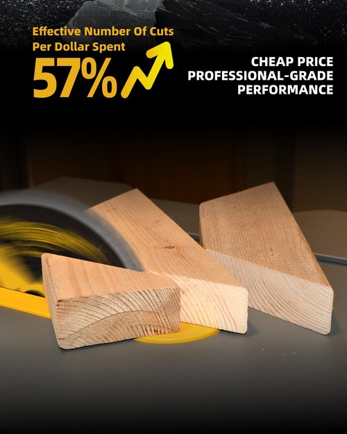 ANGELSWORD 4-1/2 Inch Circular Saw Blade Used on Angle Grinder, 24T for Framing&40T for Ripping, Cross Wood Cutting, 4 Pack, 7/8" Arbor with 3/8"&5/8" Bushing