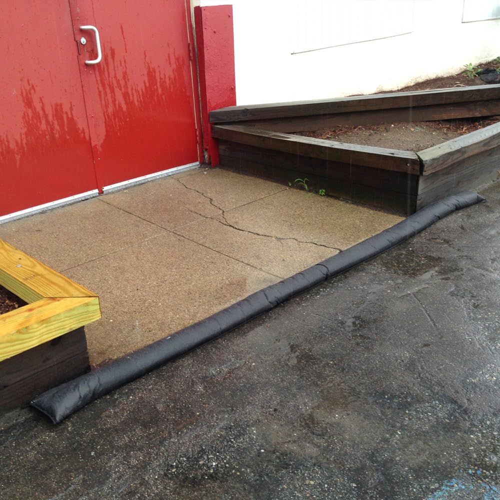 Quick Dam QD610-1 Water-Activated Flood Barrier-1 Pack, Black