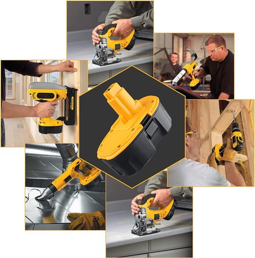 18V Replacement Battery for DeWALT: 18 Volt 5.0Ah XRP DC9096 Ni-Mh Batteries Compatible with DC9098 DC9099 DW9095 DW9096 DW9098 Cordless Power Tools