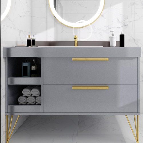 Qianglive Sliver Contact Paper for Countertops 15.7" x 118" Thick Metallic Peel and Stick Wallpaper Modern Removable Self Adhesive Vinyl Wallpaper for Kitchen Refrigerator Cabinets