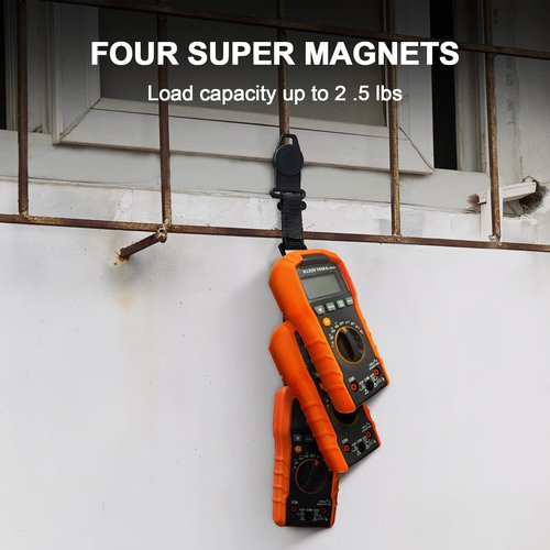 Magnetic Multimeter Hanger Strap Compatible with Klein Tool Meters MM400,MM300, CL600, CL700, CL800, CL900,MM600, MM700.