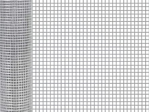 Hardware Cloth 19 Gauge 48in x100ft 1 Inch Galvanized, Chicken Rabbit Snake Cage Fence Mesh Roll,Garden Plant Welded Metal Wire Fence,Poultry Animal Netting Cage Screen.