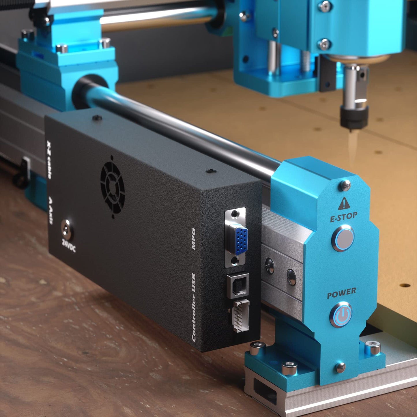 SainSmart Genmitsu 4040 PRO CNC Milling Machine, Support 4-Axis and WiFi Module, Upgraded Lead Screw Drive for Woodworking, Metal and Acrylic Cutting, Milling, GRBL Control