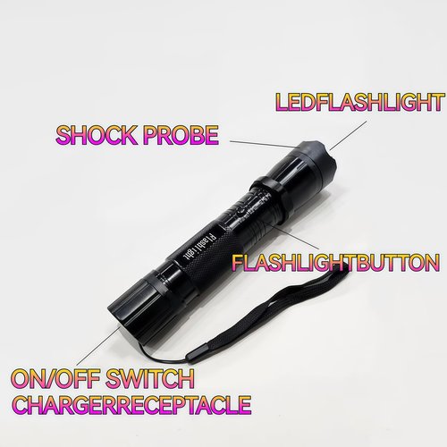 2025 New Gootatic Voltguard V95 Stun Torch – Light The Way, USB Power in, for Camping, Fishing, Car Essentials and Survival Kits (1 PCS)