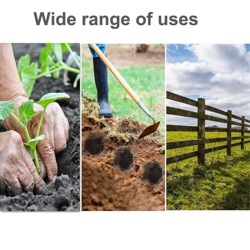 Berfea Garden Auger Drill Bit Post Hole Digger Auger Bulb Planter Tool 1.6 x 8.7 in, Hex Shank Rust-Proof Steel, for Digging Holes Deep Cultivating,Planting Bulbs