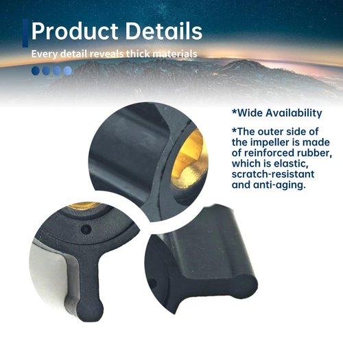 FREPURDO Brass Core Impeller & Seal Kit - Professional Grade Replacement for Milwaukee M18 Transfer Pump 2771-20, OEM 49-16-2771 Upgrade with FFKM O-Ring ﻿
