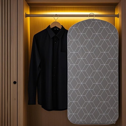 HomeToDou Hanging Steamer Board - Over The Door Steamer Pad & Stand for Steaming Clothes,Foldable Steam Board & Garment Steamer Rack,Multi-Functional Pad with 360° Rotatable Hook