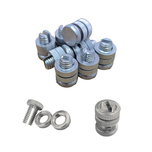 Split Bolt Joint Clamp Wire Connectors - 10 Pack Aluminum Clamps with Grip Teeth for 12-17 Gauge Bare Wires。