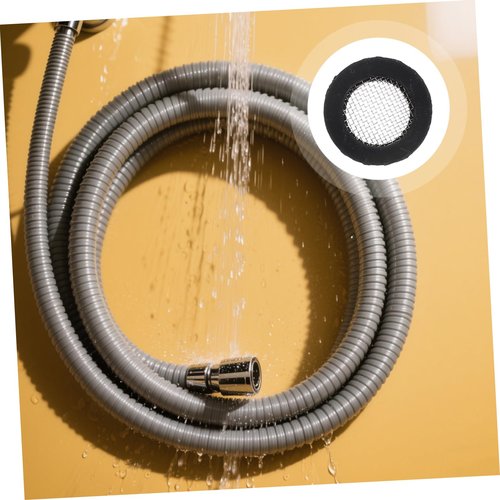 DOITOOL 24pcs Hose Gaskets with Mesh Screen Rubber Washers for Plumbing Shower and Faucet Use Efficient Water Filtration and Leak Prevention