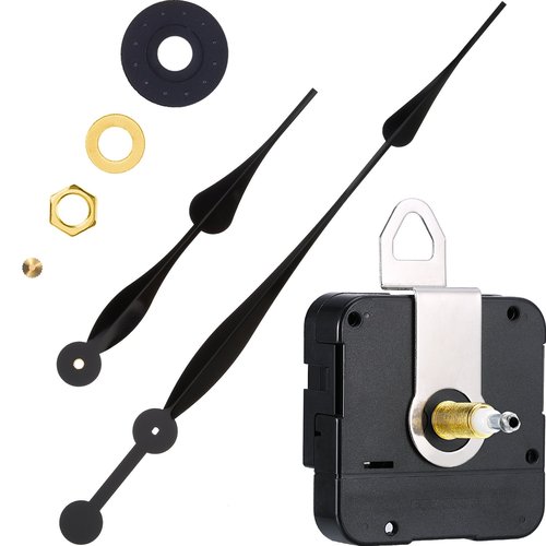 Hicarer High Torque Quartz Clock Movement Clock Mechanism Replacement with Hands Spade Long 12 Inch for DIY Clock