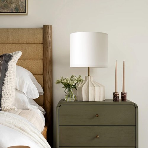 Small Lampshades Set of 2, White Linen Drum Lampshades, 8.66" Top x 8.66" Bottom x 7.87" High Lamp Shade, Lamp Shades Replacement for Table and Floor Lamps, Pendant Light, Handcrafted, Easy Assembly