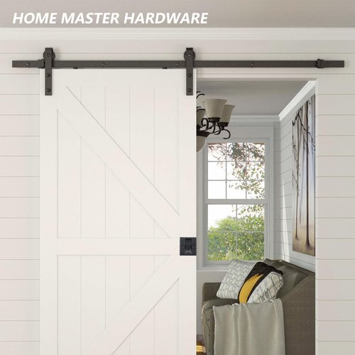 HOME MASTER HARDWARE Privacy Pocket Door Lock Pull Replace Damaged Or Old Sliding Locks Premium Quality Solid Brass Matte Black 2-3/4'x2-1/2', for 1-3/8' Thickness Door (2 Pack)